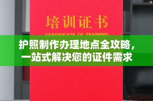 内乡护照制作办理地点全攻略，一站式解决您的证件需求