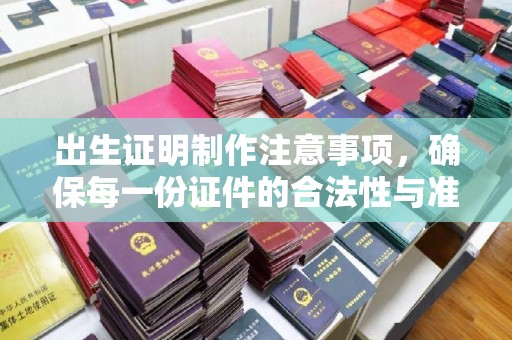 内乡出生证明制作注意事项，确保每一份证件的合法性与准确性