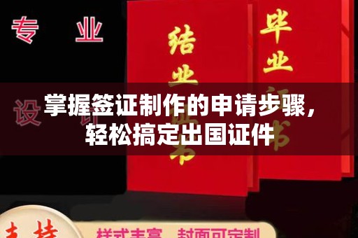 内乡掌握签证制作的申请步骤，轻松搞定出国证件