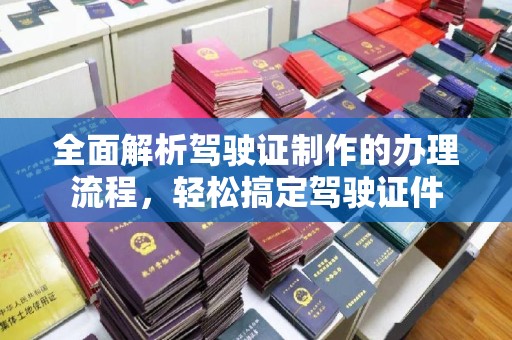 内乡全面解析驾驶证制作的办理流程，轻松搞定驾驶证件