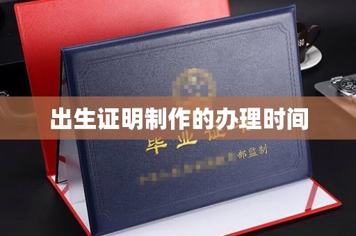 内乡出生证明制作的办理时间
