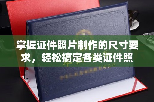 内乡掌握证件照片制作的尺寸要求，轻松搞定各类证件照