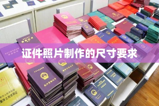 内乡证件照片制作的尺寸要求