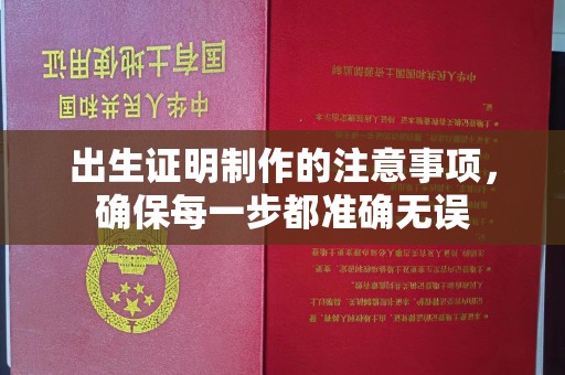 内乡出生证明制作的注意事项，确保每一步都准确无误