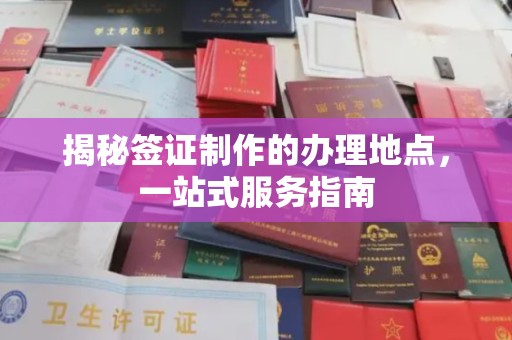 内乡揭秘签证制作的办理地点，一站式服务指南