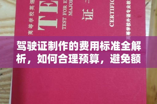 内乡驾驶证制作的费用标准全解析，如何合理预算，避免额外支出